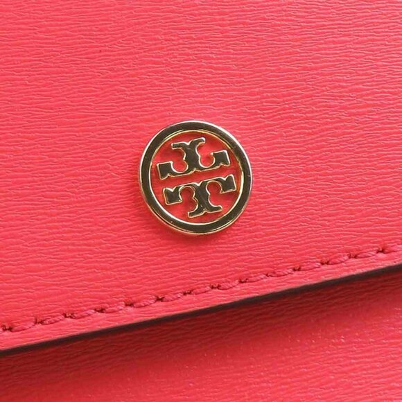 Auth Tory Burch Handbag Shoulder Bag Pink Leather/Goldtone - h30851a - Picture 12 of 15